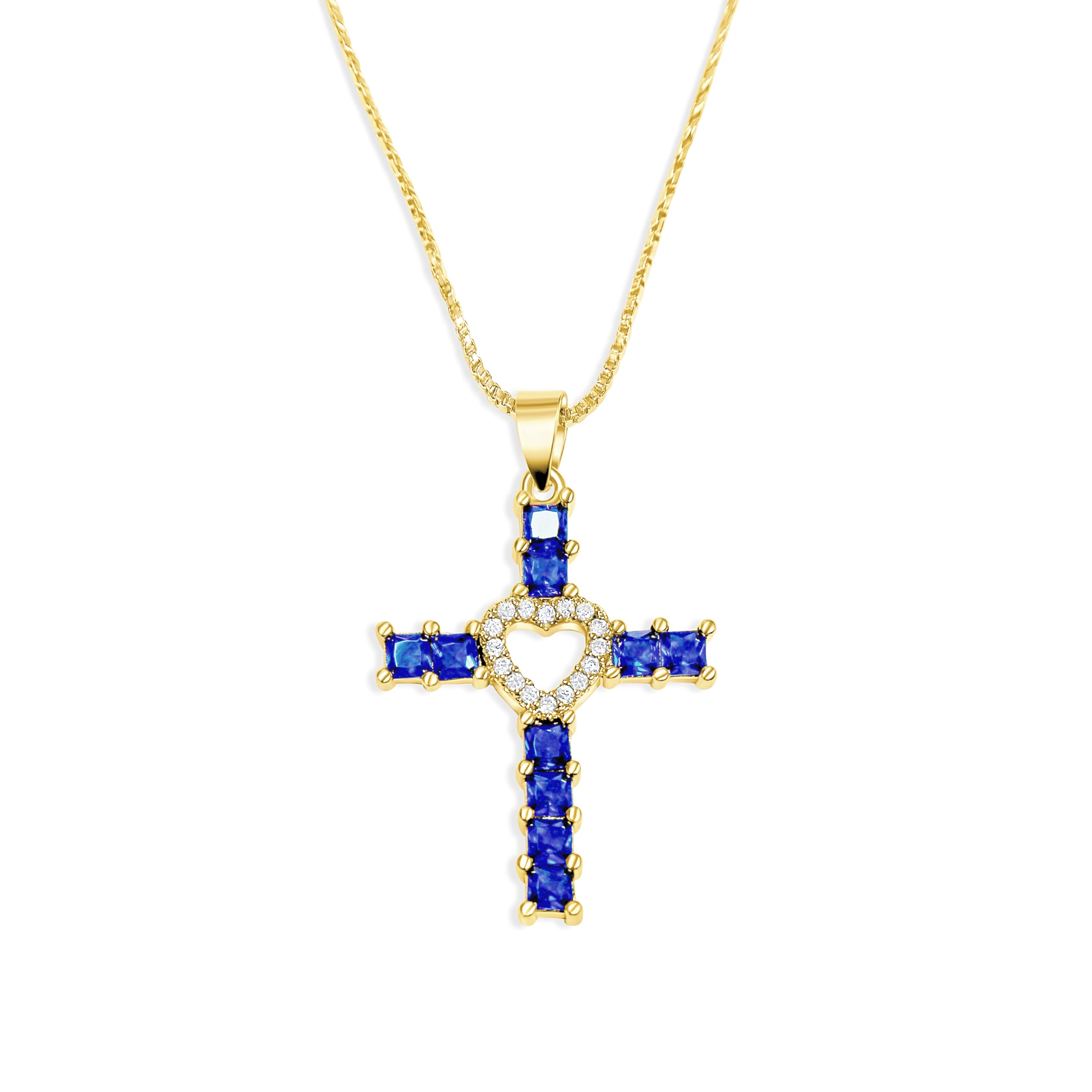 “Cross my heart” necklace