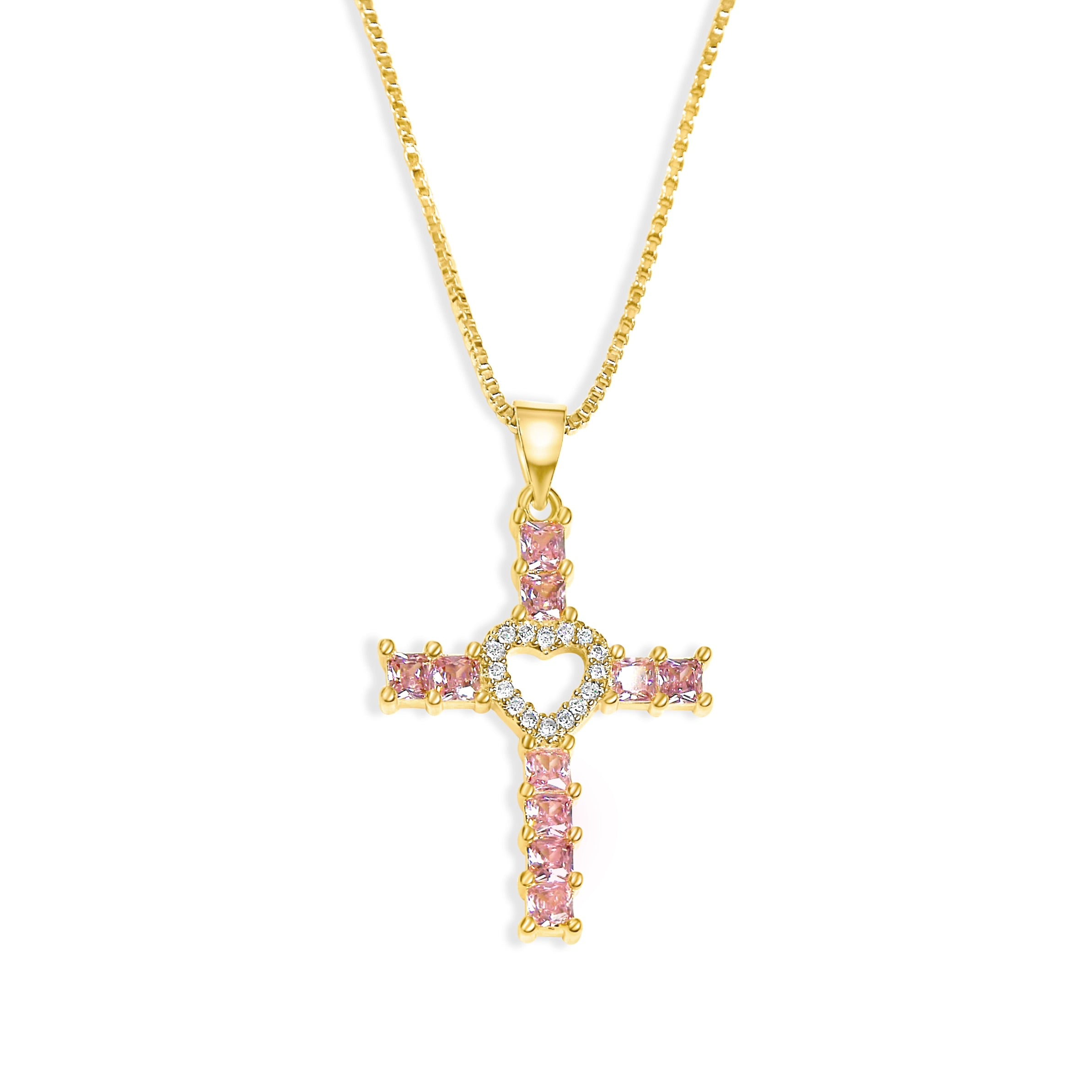 “Cross my heart” necklace