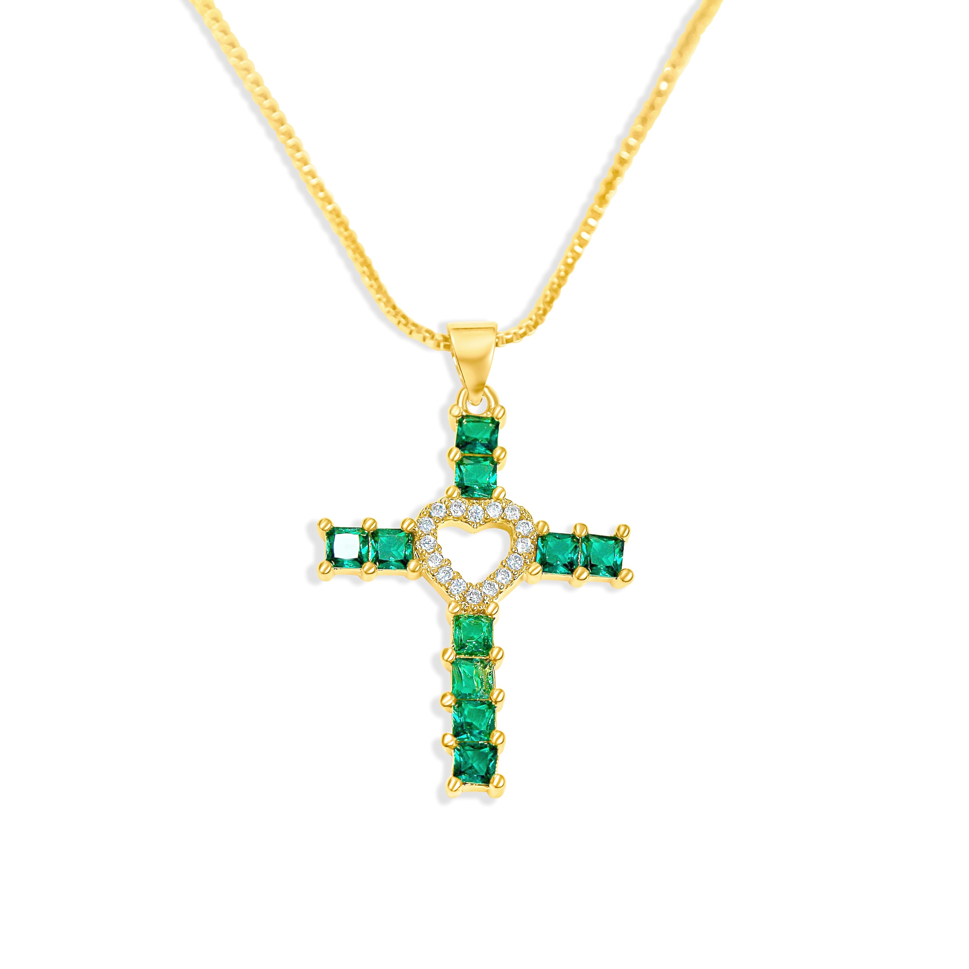 “Cross my heart” necklace