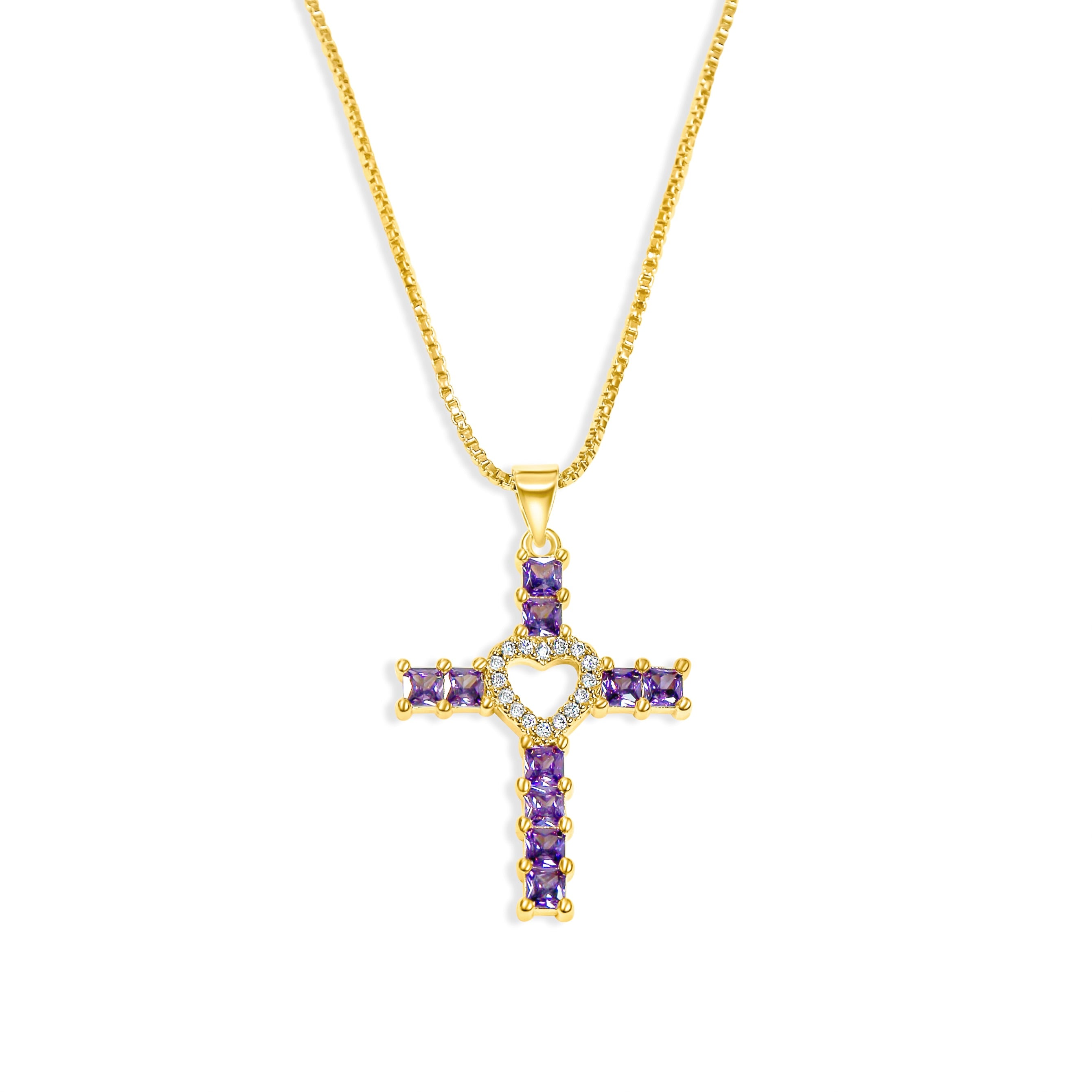 “Cross my heart” necklace