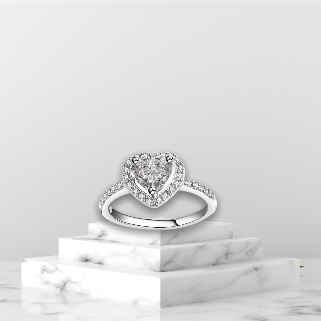 “Heart you” Ring